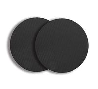 ExcInter Lot de 2 tampons de ponçage souples en mousse 75 mm avec crochet et boucle