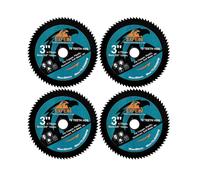 EXCircular Saw Blade 75mm 4pcs HSS HSS Saw Blade for Cutting Soft Metal Copper Aluminum Wood Plastic Diamond Disc