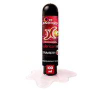 Excite Gel lubrifiant intime à base d'eau parfumé à la fraise, 100 ml - Hydratant et doux pour les peaux sensibles, végétalien et non testé sur les animaux