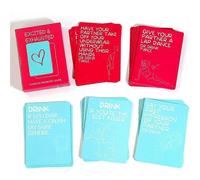 EXCITED & EXHAUSTED Couples Lovers Drinking Game Desires Card Drunks Adults Party Gathering Games