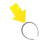 Exclamation Brand Bandeau pour cheveux, robe de costume - Funny Exclamation Mark Band de cheveux Arrowhead - Accessoires élastiques pour cheveux innovants, casque de jeu pour