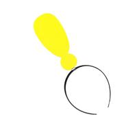 Exclamation Mark Hair Band, Headwear Costume,Bandeau de marque d'exclamation | Accessoires de cheveux de nouveauté, tête élastique Bopper Hoop Decoration for Sports Party