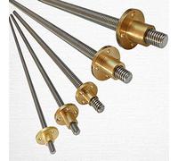 ExcLent Filetage De La Vis Sans Fin 8Mm De L'Imprimante T10 De 2/4/8/10 / 12Mm 300Mm De 3D Avec L'Écrou De Cuivre Pour Le Moteur Pas À Pas - 4mm