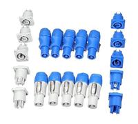 ExcLent PowerCON Lot de 10 adaptateurs de prise de châssis type A NAC3FCA + NAC3MPA-1