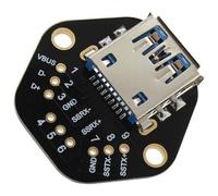ExcLent U01 USB 3,0 A Femelle À Dip 2,54 Mm Module 9 Broches-Noir