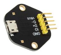 ExcLent W04 Micro USB À Dip 2,54 Mm Module Carte Adaptateur-Noir