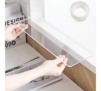 EXCLURA Extension de Rebord de Fenêtre Rallonge de Rebord de Fenêtre en Acrylique sans Perçage, Étagère D'extension Transparente avec Ruban Adhésif, Organisateur(60x50cm(23 5/8 x 19 11/16"))