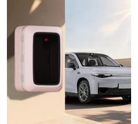 EXCLURA Poteau de Borne de Recharge Boîtier Étanche pour Chargeur de Véhicule Électrique, Borne de Recharge Murale, Boîtier de Protection pour Chargeur de Véhicule Électrique dans Un Garage(Pink)