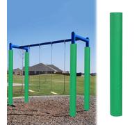 EXCLURA Rembourrage pour Poteau de Basket-Ball Rembourrage de Poteau pour Aire de Jeux et Balançoire, 213 cm, Protection Épaisse en Mousse pour Poteau de Panier de Basket(Green,3 in (7.5 cm))