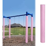 EXCLURA Rembourrage pour Poteau de Basket-Ball Rembourrage de Poteau pour Aire de Jeux et Balançoire, 213 cm, Protection Épaisse en Mousse pour Poteau de Panier de Basket(Pink B,6 1/2 in (16.5 cm))