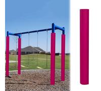 EXCLURA Rembourrage pour Poteau de Basket-Ball Rembourrage de Poteau pour Aire de Jeux et Balançoire, 213 cm, Protection Épaisse en Mousse pour Poteau de Panier de Basket(Pink A,8 1/2 in (21.5 cm))