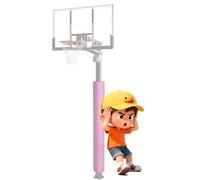 EXCLURA Rembourrage pour Poteau de Basket-Ball Rembourrage de Protection Antichoc pour Poteau de Basket-Ball, Housse de Sécurité pour Poteau de Terrain de Jeu de 122 cm(Pink B,4 1/2 in (11.5 cm))