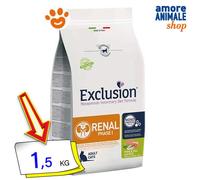 Exclusion Cat Rénale Phase 1 Adult Porc, Riz Et Pois Nourriture Sec Chats 1,5 KG