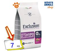 Exclusion Chien Hypoallergénique Adult Petit Breed Porc Et Pois 800 Gr / 2/7 KG