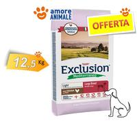 Exclusion Chien Mediterraneo Adult Grandes Breed Lumière Avec Poulet 12,5 KG >