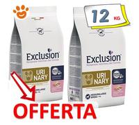 Exclusion Chien Urinaire Adult Medium Grandes Breed Porc Sorgho Et Riz 2/12 KG