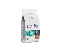 Exclusion Diabetic Chien Adult Medium 2kg, aliment diététique pour chiens adultes de taille moyenne avec diabète sucré goût porc, sorgo et peigelli 2 kg.