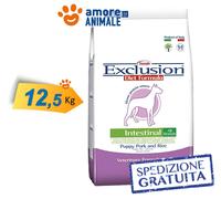 Exclusion Diet Intestinal Puppy Tout Breed Porc Et Riz 12,5 KG > Pour