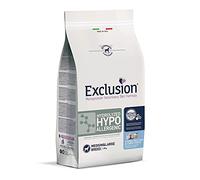 Exclusion Hydrolyzed Hypoalergenic Aliments Diététiques avec Poisson et Amidon de Maïs pour Chiens avec Intolérance Alimentaire
