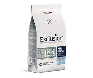 Exclusion Hydrolyzed Hypoalergenic Aliments Diététiques avec Poisson et Amidon de Maïs pour Chiens avec Intolérance Alimentaire