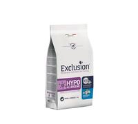 Exclusion hypoallergénique petit adulte Poisson et pommes de terre 2kg, aliment complet hypoallergénique pour chiens adultes de petite taille avec intolérances alimentaires.