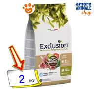 Exclusion Méditerranée Monoprotéin Noble Grain Adulte Petite Race Agneau 2/7 Kg