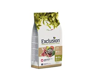 EXCLUSION MÉDITERRANÉE MONOPROTEIN NOBLE GRAIN Nourriture pour Chiens ADULT LARGE AGNEAU 12 KG