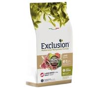 EXCLUSION MÉDITERRANÉE MONOPROTEIN NOBLE GRAIN Nourriture pour Chiens ADULT LARGE AGNEAU 12 KG