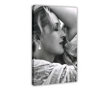 Exclusive Art Affiche sur toile de la célèbre actrice Meryl Streep Vintage Old Movie Fans Cadeau Portrait Poster 7 Décoration murale pour salon chambre 20,3 x 30,5 cm (50,8 x 7,6 cm)
