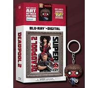 Exclusive Art Attack Edition: Pocket Keychain & Deadpool 2 (Super Duper $@%!#& Cut) 2- Disc Blu-Ray Set