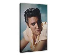 Exclusive Art Poster 5 portrait vintage du chanteur Elvis Presley King Of Rock - Décoration murale pour salon, chambre à coucher - 30 x 45 cm