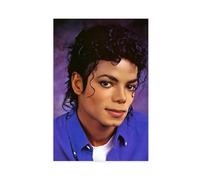 Exclusive Art Poster 9 sur toile représentant le chanteur Michael Jackson - Style vintage - Décoration murale pour salon, chambre à coucher - 40 x 60 cm