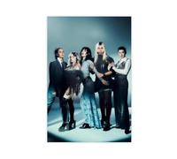 Exclusive Art Poster esthétique sur toile avec inscription « Girl Rock Band The Last Dinner Party » - Décoration murale pour salon, chambre à coucher - 50 x 75 cm