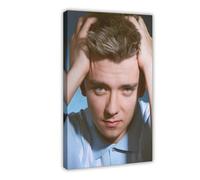 Exclusive Art Poster sur toile Asa Butterfield pour décoration de chambre à coucher, bureau, chambre à coucher, cadeau (30 x 45 cm)