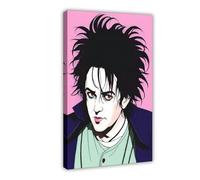 Exclusive Art Poster sur toile avec portrait du groupe de rock et The Cure Band pour décoration de chambre à coucher, bureau, chambre, cadeau 40 x 60 cm