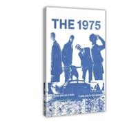 Exclusive Art Poster sur toile avec portrait du groupe de rock populaire The 1975 pour décoration de chambre à coucher, bureau, cadeau (60 x 90 cm)