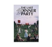 Exclusive Art Poster sur toile avec portrait élégant et élégant « Girl Rock Band The Last Dinner Party » - Décoration pour chambre à coucher, bureau, chambre - Cadeau - 40 x 60 cm