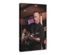 Exclusive Art Poster sur toile portrait du chanteur populaire Eros Ramazzotti 4 - Décoration pour chambre à coucher, bureau, chambre - 60 x 90 cm