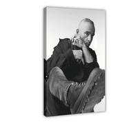 Exclusive Art Poster sur toile portrait du chanteur populaire Eros Ramazzotti pour décoration de chambre à coucher, bureau, cadeau 60 x 90 cm