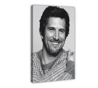 Exclusive Art - Poster sur toile représentant l'acteur talentueux Guillaume Canet - Décoration de chambre à coucher, bureau, chambre - Cadeau - 60 x 90 cm