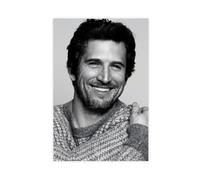 Exclusive Art - Poster sur toile représentant l'acteur talentueux Guillaume Canet - Décoration de chambre à coucher, bureau, chambre - Cadeau - 60 x 90 cm