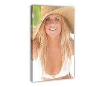 Exclusive Art - Poster sur toile représentant le chanteur de Geri Halliwell - Décoration pour chambre à coucher, bureau, chambre - Cadeau idéal - 40 x 60 cm