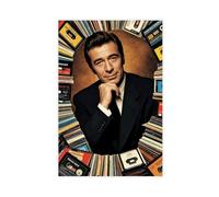 Exclusive Art Poster sur toile représentant le chanteur talentueux Yves Montand pour décoration de chambre à coucher, bureau, chambre, cadeau (50 x 75 cm)