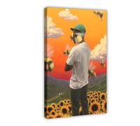 Exclusive Art Poster sur toile représentant le rappeur Tyler The Creator - Impression sur toile - Décoration murale pour salon, chambre à coucher - 40 x 60 cm