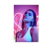 Exclusive Art - Poster sur toile représentant Madison de la chanteuse populaire Madison - Décoration pour chambre à coucher, bureau, chambre à coucher, cadeau (60 x 90 cm)