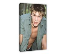 Exclusive Art Poster sur toile représentant un acteur doux représentant Chad Michael Murray - Poster vintage des années 90 - Décoration pour chambre à coucher, bureau, chambre - Cadeau - 30 x 45 cm