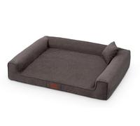 Exclusive BED Canapé Sofi | Coussin Facile à Nettoyer pour Chien | Panier pour Grand Chien | Lavable | Antidérapant | Lit Déhoussable (XXL, Marron)