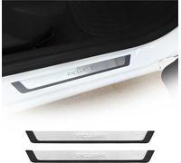 Exclusive Flexill Chromé Seuils de porte Brossés en acier inoxydable 2x