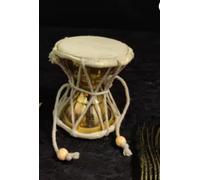 Exclusive Global Damru Tambour Shiva en laiton DUM DUM 7,6 cm BHOLE Nath NATRAJA TANDAVA Hindou God Damaru OM