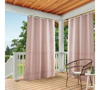 Exclusive Home Paire de Rideaux en Polyester, Polyester Tissu, Rose poudré, 54x108